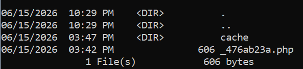 Sanitized directory listing of suspicious plugin-like folders